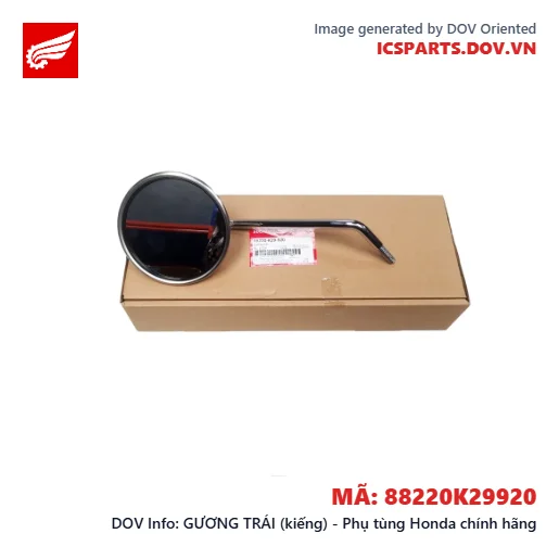 GƯƠNG TRÁI (kiếng) - Phụ tùng Honda chính hãng