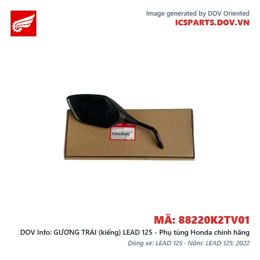 GƯƠNG TRÁI (kiếng) LEAD 125 - Phụ tùng Honda chính hãng