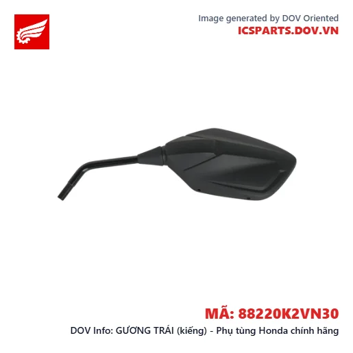 GƯƠNG TRÁI (kiếng) - Phụ tùng Honda chính hãng