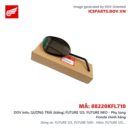 GƯƠNG TRÁI (kiếng) FUTURE 125, FUTURE NEO - Phụ tùng Honda chính hãng