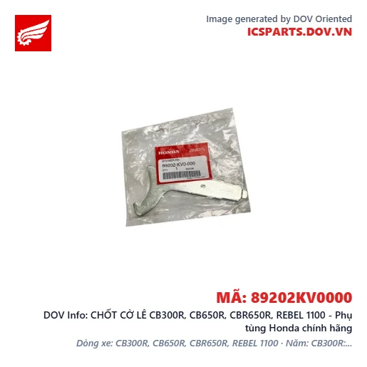 CHỐT CỜ LÊ CB300R, CB650R, CBR650R, REBEL 1100 - Phụ tùng Honda chính hãng