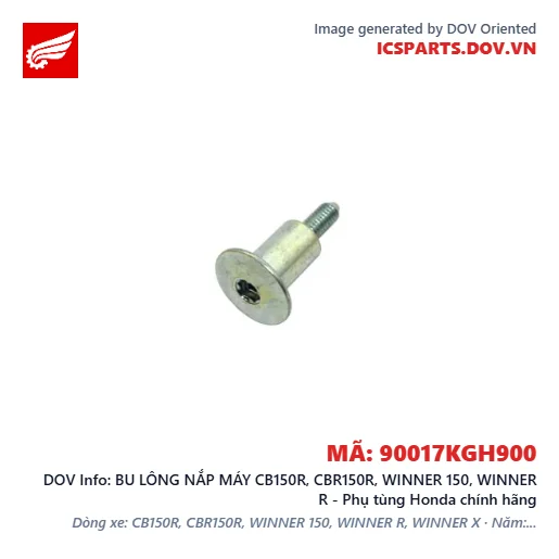 BU LÔNG NẮP MÁY CB150R, CBR150R, WINNER 150, WINNER R - Phụ tùng Honda chính hãng