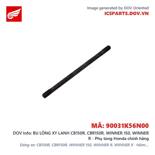 BU LÔNG XY LANH CB150R, CBR150R, WINNER 150, WINNER R - Phụ tùng Honda chính hãng