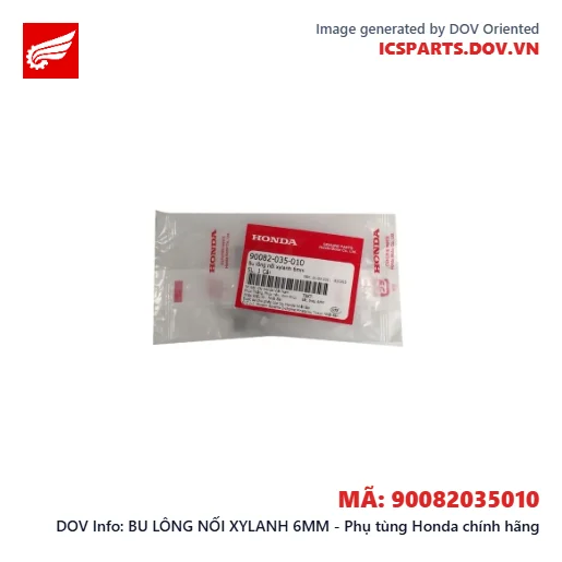 BU LÔNG NỐI XYLANH 6MM - Phụ tùng Honda chính hãng