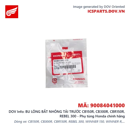 BU LÔNG BẮT NHÔNG TẢI TRƯỚC CB150R, CB300R, CBR150R, REBEL 300 - Phụ tùng Honda chính hãng