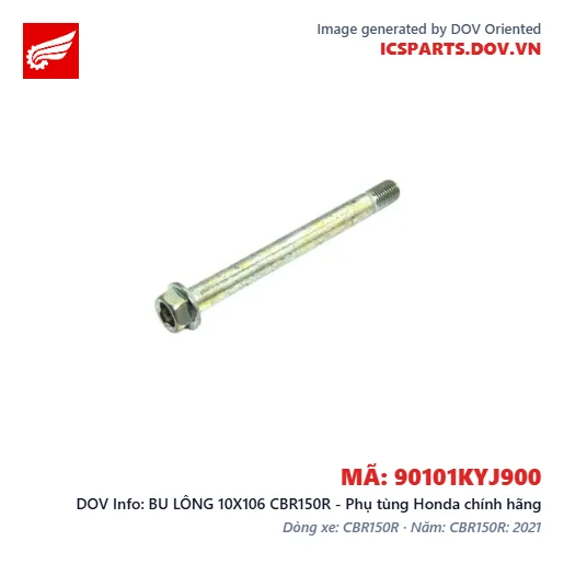 BU LÔNG 10X106 CBR150R - Phụ tùng Honda chính hãng