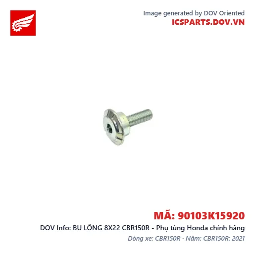 BU LÔNG 8X22 CBR150R - Phụ tùng Honda chính hãng