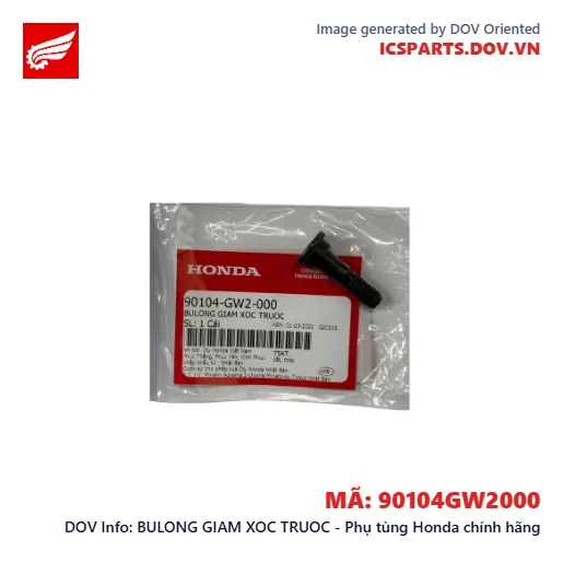 BULONG GIAM XOC TRUOC - Phụ tùng Honda chính hãng