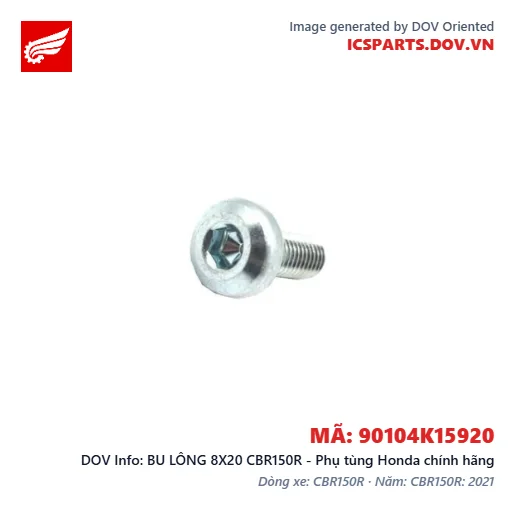 BU LÔNG 8X20 CBR150R - Phụ tùng Honda chính hãng