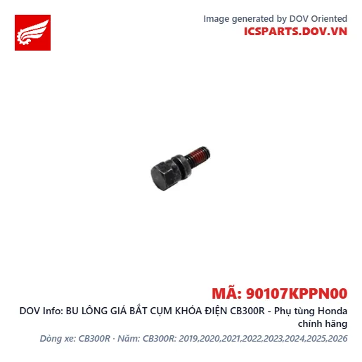 BU LÔNG GIÁ BẮT CỤM KHÓA ĐIỆN CB300R - Phụ tùng Honda chính hãng
