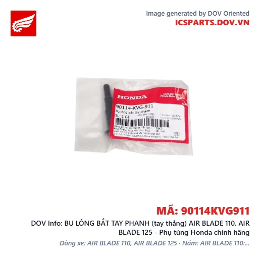 BU LÔNG BẮT TAY PHANH (tay thắng) AIR BLADE 110, AIR BLADE 125 - Phụ tùng Honda chính hãng