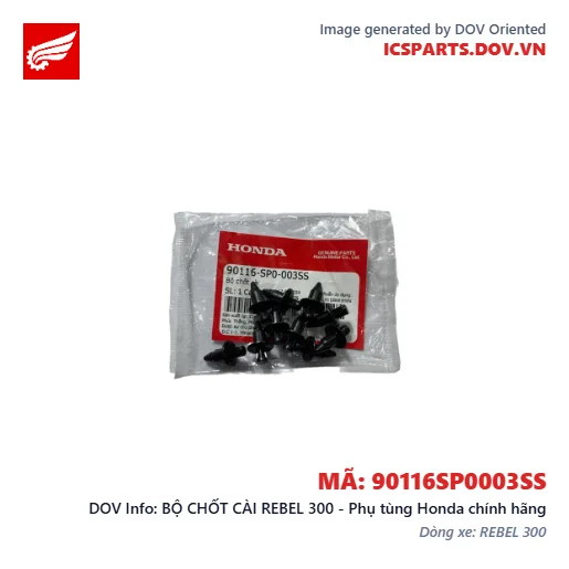 BỘ CHỐT CÀI REBEL 300 - Phụ tùng Honda chính hãng