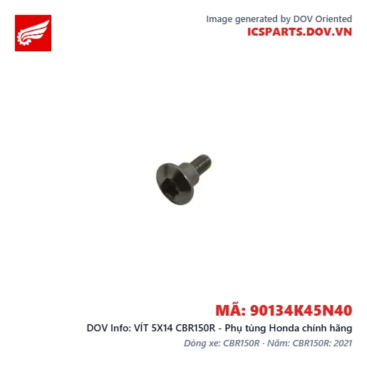 VÍT 5X14 CBR150R - Phụ tùng Honda chính hãng