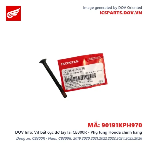 Vít bắt cục đỡ tay lái CB300R - Phụ tùng Honda chính hãng