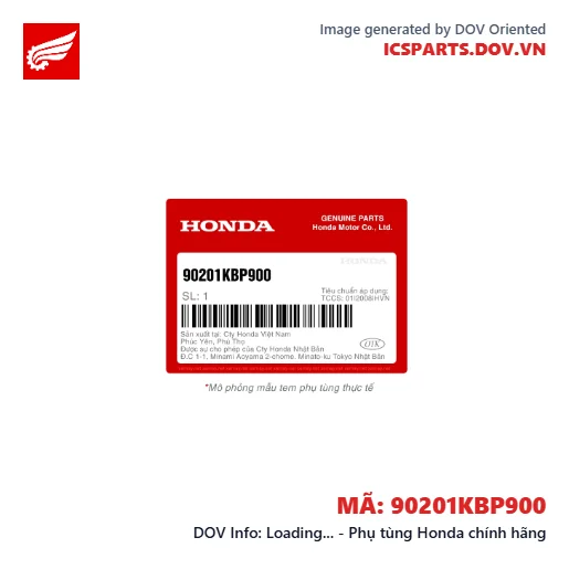 Loading... - Phụ tùng Honda chính hãng