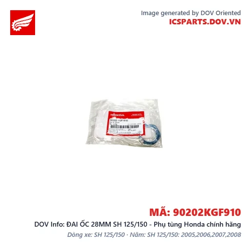 ĐAI ỐC 28MM SH 125/150 - Phụ tùng Honda chính hãng