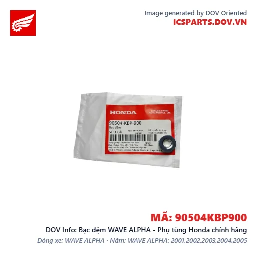 Bạc đệm WAVE ALPHA - Phụ tùng Honda chính hãng