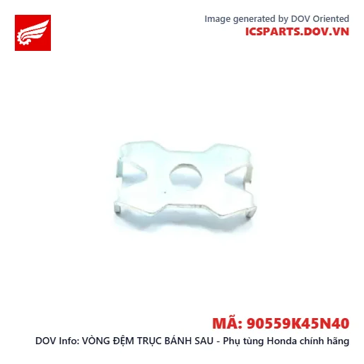 VÒNG ĐỆM TRỤC BÁNH SAU - Phụ tùng Honda chính hãng