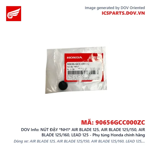 NÚT ĐẬY *NH1* AIR BLADE 125, AIR BLADE 125/150, AIR BLADE 125/160, LEAD 125 - Phụ tùng Honda chính hãng