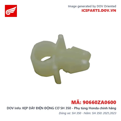 KẸP DÂY ĐIỆN ĐỘNG CƠ SH 350 - Phụ tùng Honda chính hãng