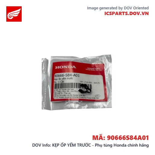 KẸP ỐP YẾM TRƯỚC - Phụ tùng Honda chính hãng
