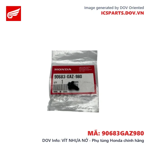 VÍT NHỰA NỞ - Phụ tùng Honda chính hãng