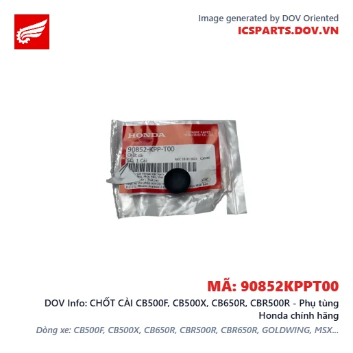 CHỐT CÀI CB500F, CB500X, CB650R, CBR500R - Phụ tùng Honda chính hãng