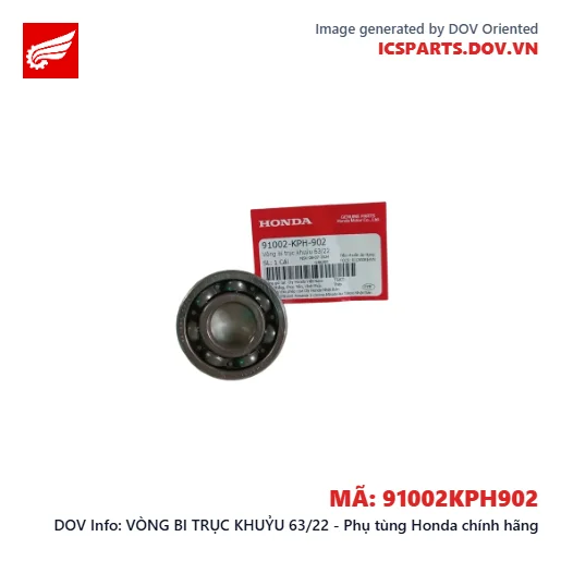 VÒNG BI TRỤC KHUỶU 63/22 - Phụ tùng Honda chính hãng