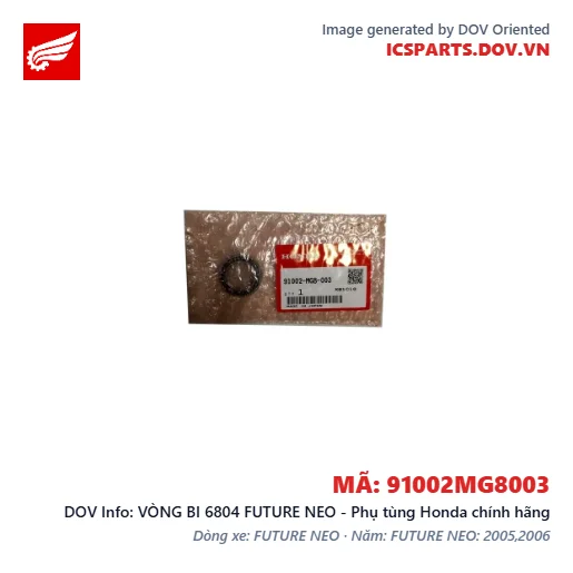 VÒNG BI 6804 FUTURE NEO - Phụ tùng Honda chính hãng