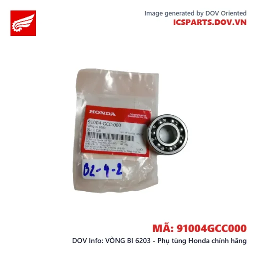 VÒNG BI 6203 - Phụ tùng Honda chính hãng