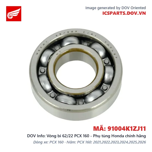 Vòng bi 62/22 PCX 160 - Phụ tùng Honda chính hãng