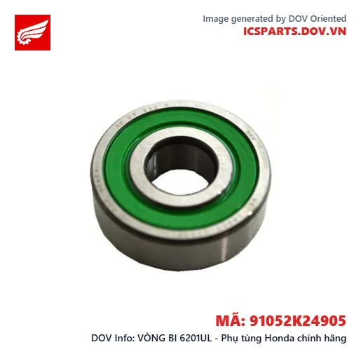 VÒNG BI 6201UL - Phụ tùng Honda chính hãng