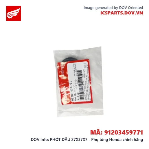 PHỚT DẦU 27X37X7 - Phụ tùng Honda chính hãng