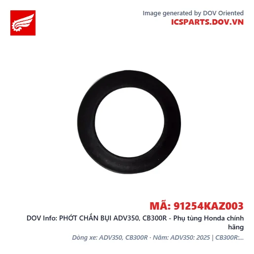 PHỚT CHẮN BỤI ADV350, CB300R - Phụ tùng Honda chính hãng