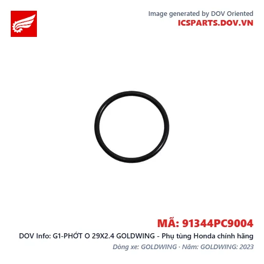 G1-PHỚT O 29X2.4 GOLDWING - Phụ tùng Honda chính hãng
