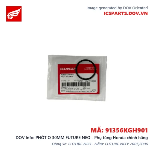 PHỚT O 30MM FUTURE NEO - Phụ tùng Honda chính hãng