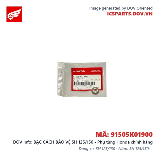 BẠC CÁCH BẢO VỆ SH 125/150 - Phụ tùng Honda chính hãng
