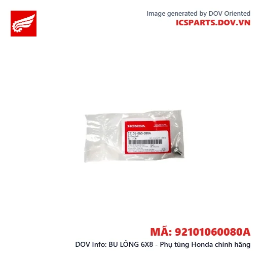 BU LÔNG 6X8 - Phụ tùng Honda chính hãng
