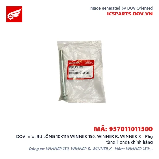 BU LÔNG 10X115 WINNER 150, WINNER R, WINNER X - Phụ tùng Honda chính hãng