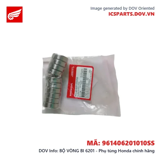 BỘ VÒNG BI 6201 - Phụ tùng Honda chính hãng