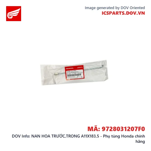 NAN HOA TRƯỚC,TRONG A11X183,5 - Phụ tùng Honda chính hãng