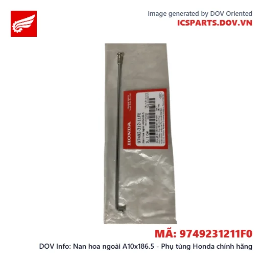 Nan hoa ngoài A10x186.5 - Phụ tùng Honda chính hãng