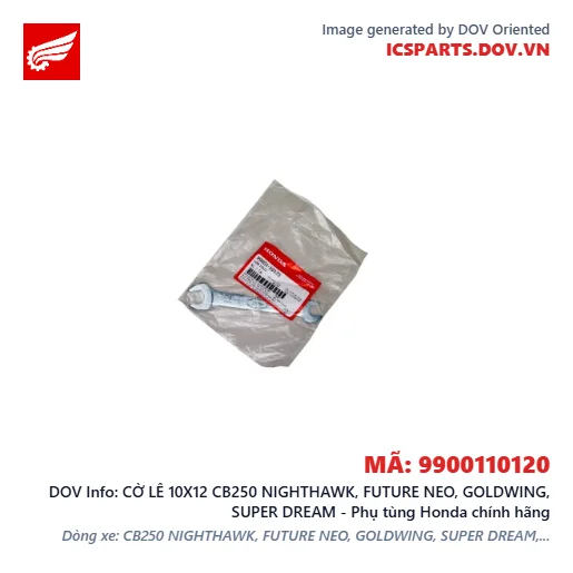 CỜ LÊ 10X12 CB250 NIGHTHAWK, FUTURE NEO, GOLDWING, SUPER DREAM - Phụ tùng Honda chính hãng
