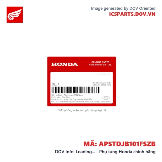 Loading... - Phụ tùng Honda chính hãng