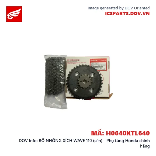 BỘ NHÔNG XÍCH WAVE 110 (sên) - Phụ tùng Honda chính hãng