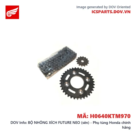 BỘ NHÔNG XÍCH FUTURE NEO (sên) - Phụ tùng Honda chính hãng