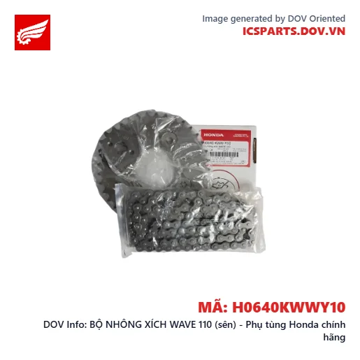 BỘ NHÔNG XÍCH WAVE 110 (sên) - Phụ tùng Honda chính hãng