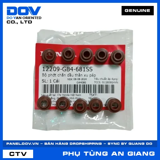 BỘ PHỚT CHẮN DẦU THÂN XU PÁP MONKEY — 12209GB4681SS