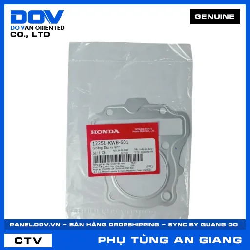 GIOĂNG ĐẦU XY LANH BLADE 110, DREAM 110, WAVE ALPHA 110, WAVE RSX 110 — 12251KWB601