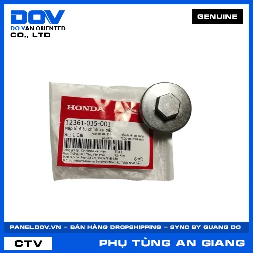 NẮP LỖ ĐIỀU CHỈNH XU PÁP LEAD 110 — 12361035001
